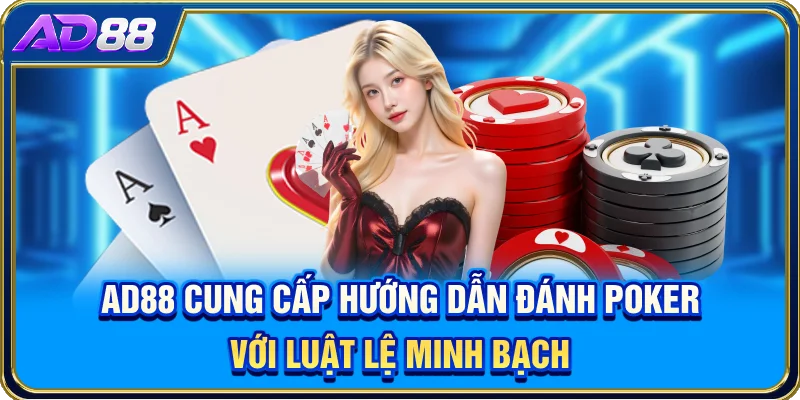 AD88 cung cấp hướng dẫn đánh Poker với luật lệ minh bạch