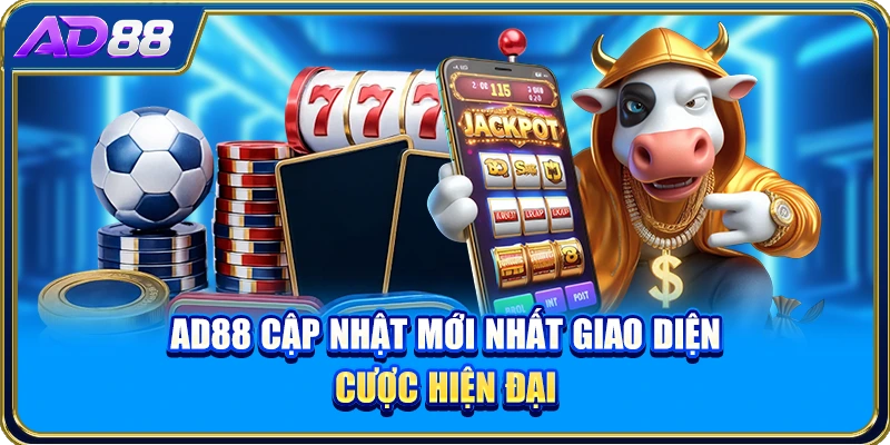 AD88 cập nhật mới nhất giao diện cược hiện đại