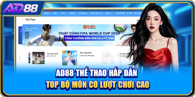 AD88 Thể Thao Hấp Dẫn - Top Bộ Môn Có Lượt Chơi Cao