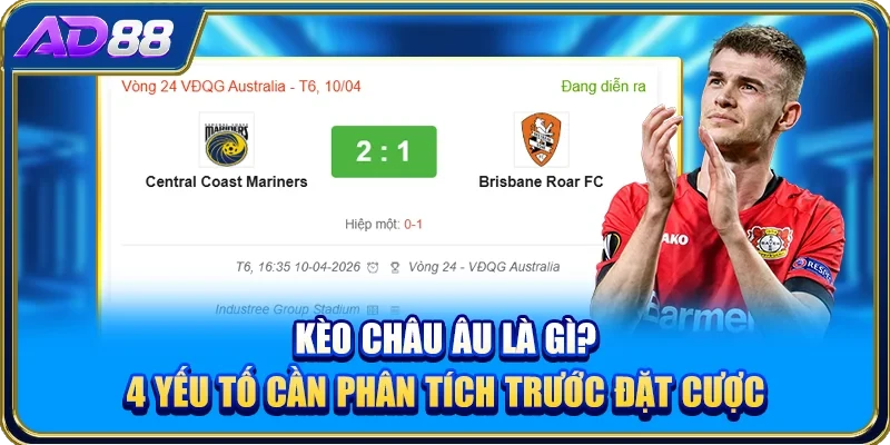 Kèo Châu Âu Là Gì? 4 Yếu Tố Cần Phân Tích Trước Đặt Cược