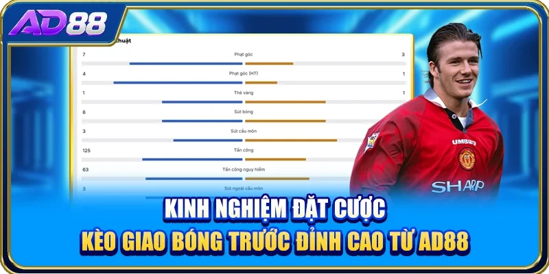 Kinh nghiệm đặt cược kèo giao bóng trước đỉnh cao từ AD88