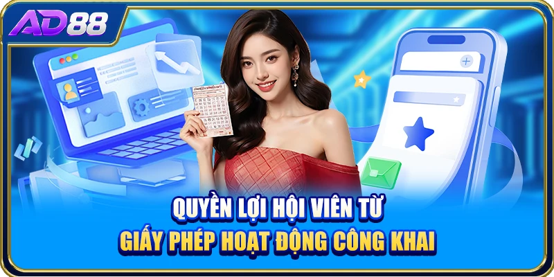 Quyền lợi hội viên từ giấy phép hoạt động công khai